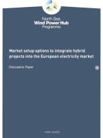 Discussion paper – Market setup options to integrate hybrid projects into the European electricity market