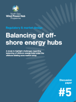Cover with the title: Balancing of off-shore energy hubs